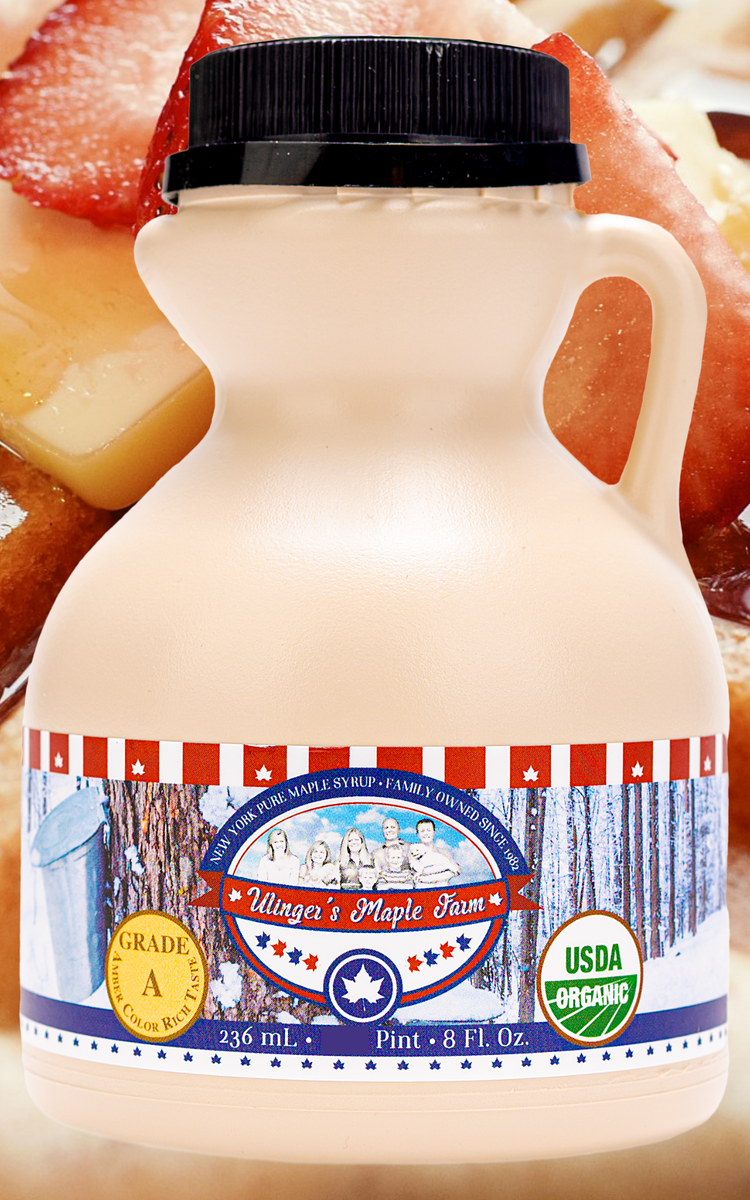Pint Pure Maple Syrup Ulingers Maple Farm