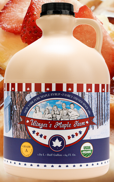 Half Gallon | Grade B Option | Pure Maple Syrup